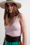 Beverly - Knitted Crop Top