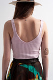 Beverly - Knitted Crop Top