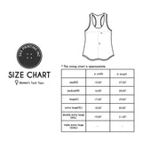 Black and White Heart American Flag Tanktop for July 4th Women's Tank
