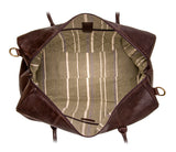Hidesign Charles Leather Cabin Travel Duffle Weekend Bag