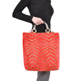 Magnetic Coral Large Tote