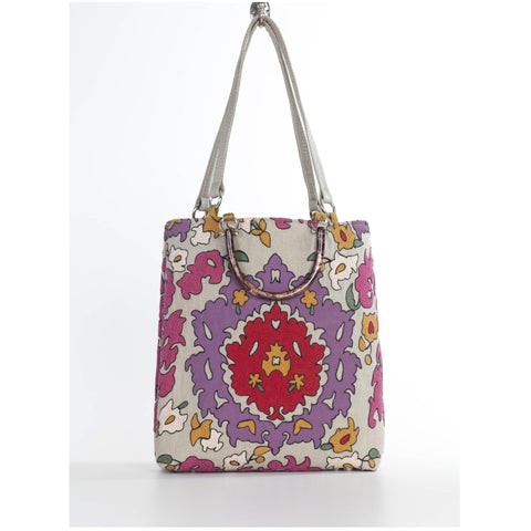 Bohemian Magenta Large Tote