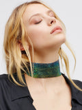 Disco Mesh Choker