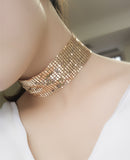 Disco Mesh Choker