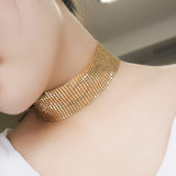 Disco Mesh Choker